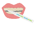 ChildsmilesFamilysmiles smile teeth dentist brush Sticker