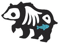 erstwilder halloween scary bear creepy Sticker
