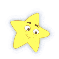 Star Friend Sticker by Tiny Teaching Tales