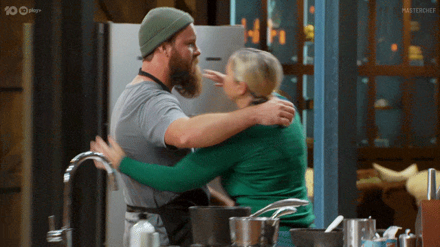 Mc15 Hug GIF by MasterChefAU