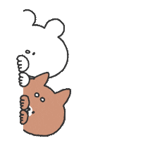 happy hide Sticker by nanamin