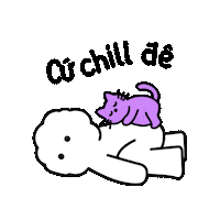 Cat Chill Sticker