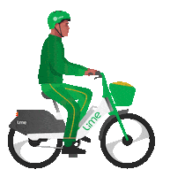 Rainbow Bike Sticker by Lime