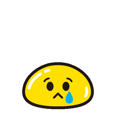 sad emoji Sticker by heehee.m