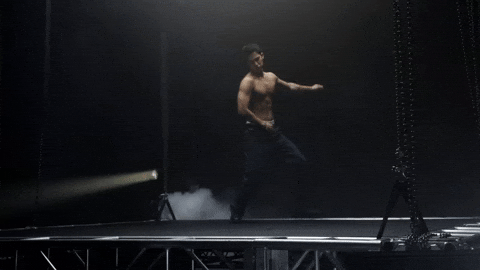 Calvin Klein Photoshoot GIF