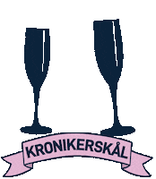 Kroniker Skål Sticker by Kroniske Influencers