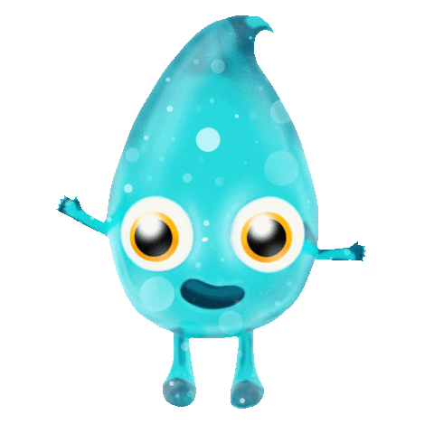 Happy Water Sticker by Limol Uruguay