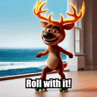 Rollerblading Roll With It GIF by elkijahspark