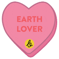 Valentines Day Vegan Sticker by Brightly.eco