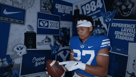 Byu Football GIF by BYU Cougars