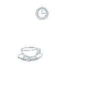 HudaMasood break relaxing teatime brew Sticker