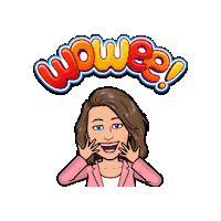 Wowee Sticker by Natasja | WATZIJZEGT