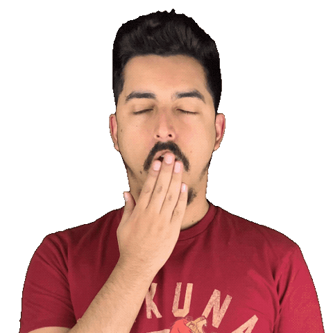Pretends To Be Shocked Sticker