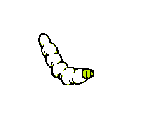 eatrotten bug grub maggot eatrotten Sticker