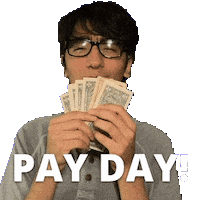 Pay Day Money Sticker