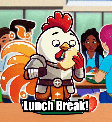 Lunch Cafeteria GIF by Zorooster