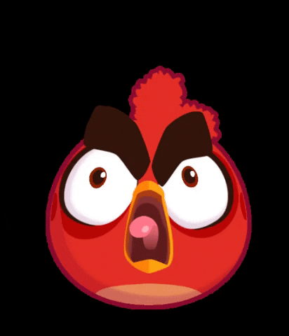 Scream Tongue GIF by Angry Birds