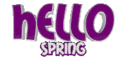 Hello Spring Sticker by OpticalArtInc.