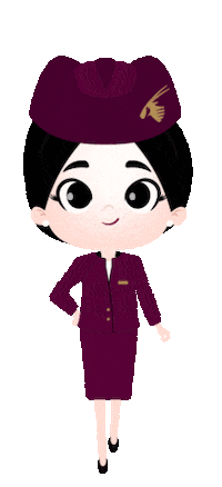 qatarairways travel airline cabin crew qatar airways Sticker
