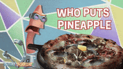 Hawaiian Pizza Worm GIF by Wind Sun Sky Entertainment