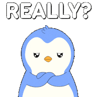 Suspicious Penguin Sticker by Pudgy Penguins