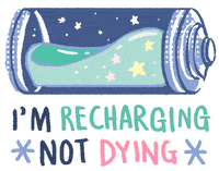Quote Battery Sticker by Jojo & Friends