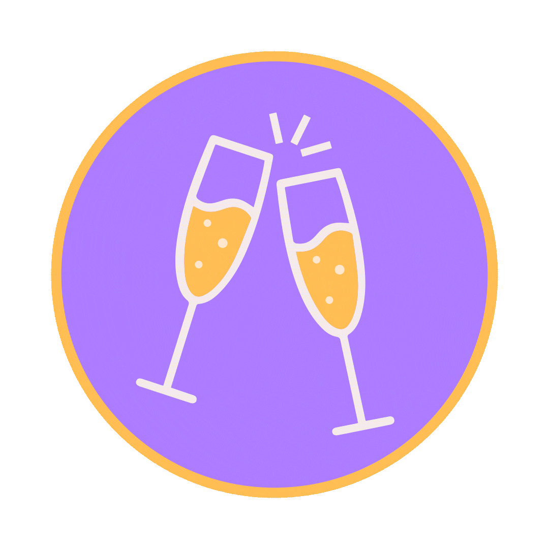 Celebration Sticker by hayu