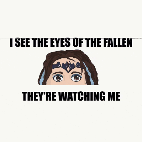 paperkatana giphygifmaker eyes sharon den adel within temptation GIF