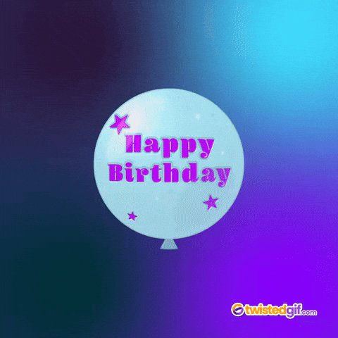 Celebrate Happy Birthday GIF by TwistedGif
