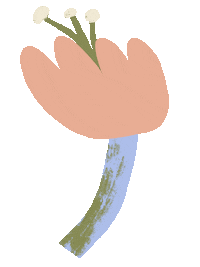 Pink Illustration Sticker