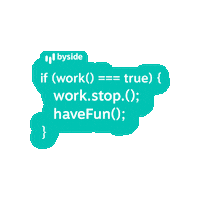 byside fun work gamer code Sticker