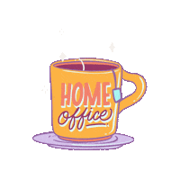 Home Office Coffee Sticker