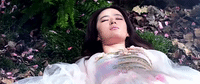 liu yi fei san sheng san shi shi li tao hua GIF