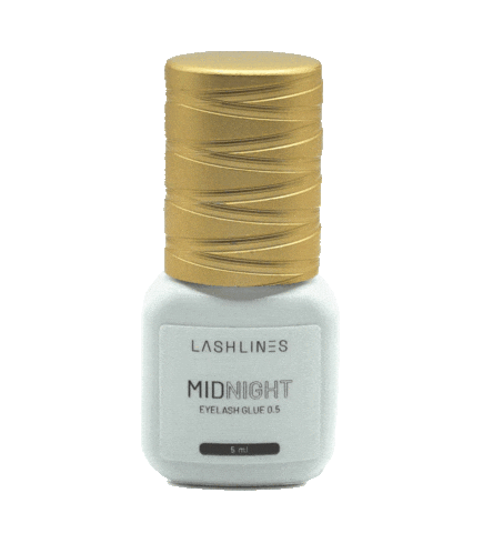 Lashlines lashes midnight wimpers lash products Sticker