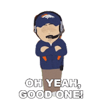 Broncos Randy Marsh Sticker by South Park