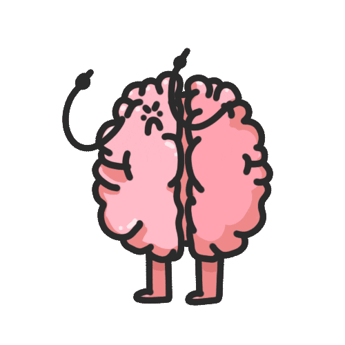 bomelino giphyupload brain fu fuckyou Sticker