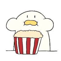 Duck Eating Sticker
