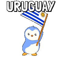 Penguin Uruguay Sticker by Pudgy Penguins