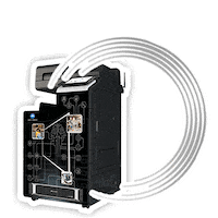 konicaminolta km konica konicaminolta minolta Sticker