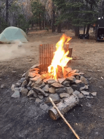 Camp Fire GIF by Justin