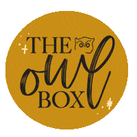 Theowlbox retro vintage home sparkle Sticker