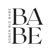 SoberBizBabe sober sober biz babe sober biz soberbizbabe Sticker