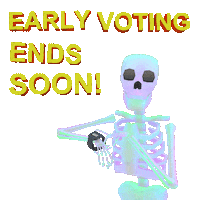 Vote Early Election 2020 Sticker by INTO ACTION