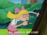 hey arnold nick splat GIF