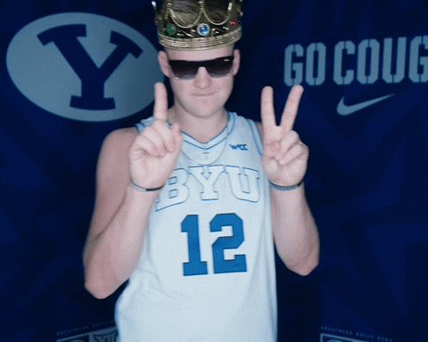 Byu Basketball Sport GIF by BYU Cougars