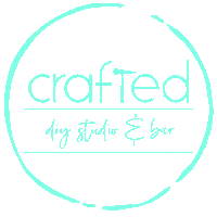 crafted il peoria crafted diy studio Sticker