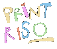 riskoprint print riso risograph risko Sticker