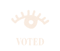Go Vote Sticker by Borboleta Beauty