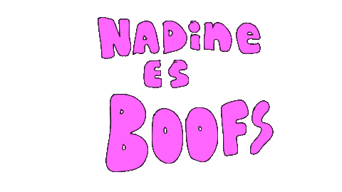 nadine boofs Sticker by deladeso