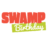 Birthday Swamp Sticker by BREC Parks